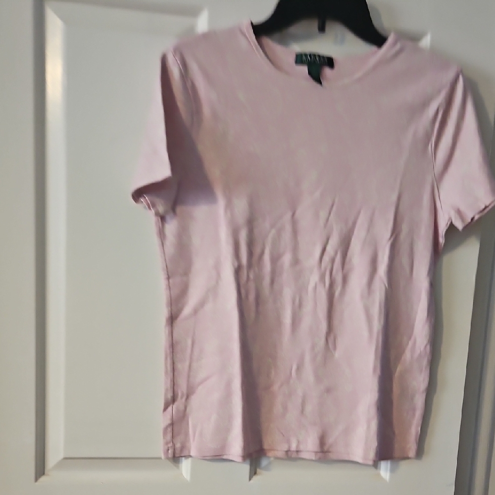 Ralph Lauren Light Pink Short Sleeve Tee